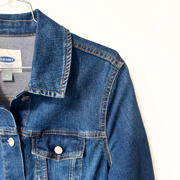 Old Navy Classic Jean Jacket Medium Wash Size M - Picture 3 of 7